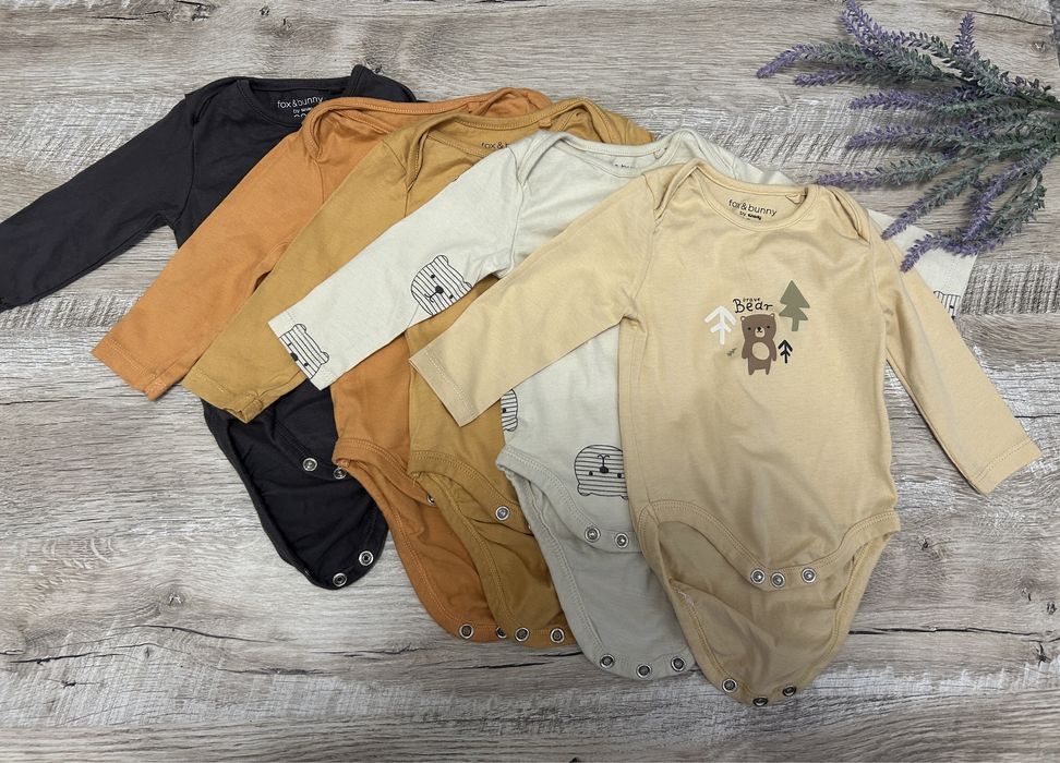 Набір Бодіки 0-3 місяці 62 см