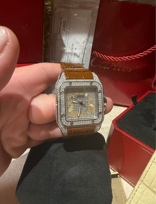 Relógio Cartier Santos 100XL