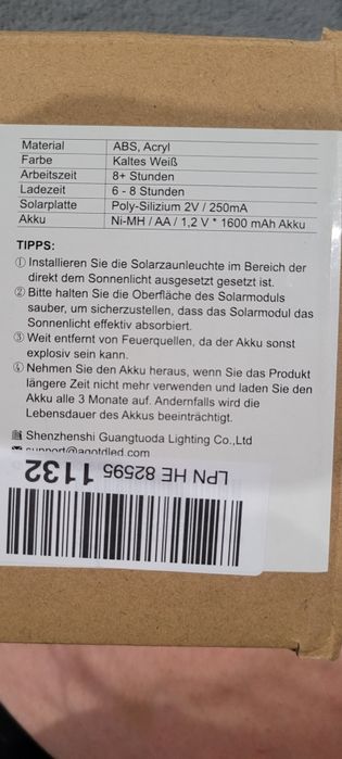 Lampki solarne ogrodowe