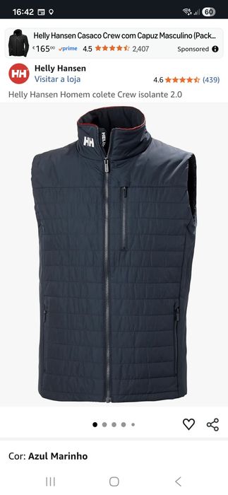 Colete Helly Hansen NOVO - Tam M
