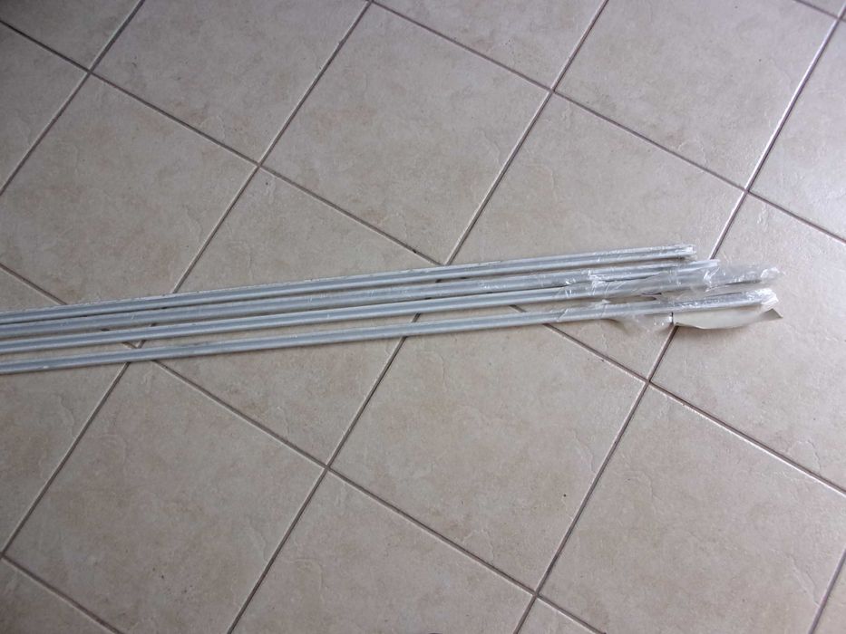 U szyny aluminiowe białe dł 3m