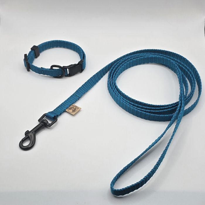 Komplet (smycz+obroża) Idealny zestaw dla małego pieska lub szczeniaka