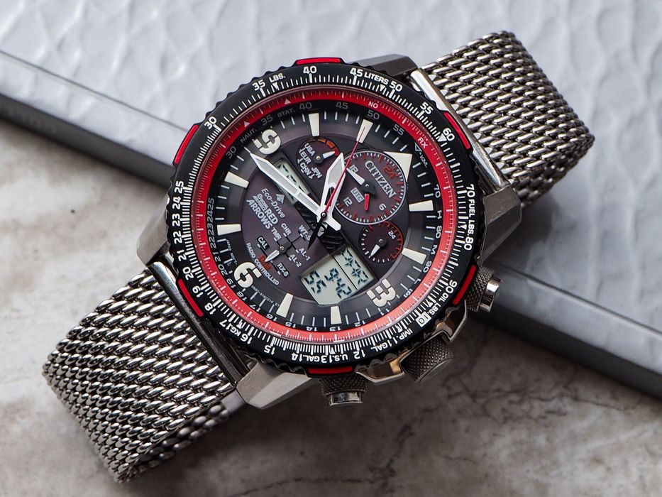 Citizen Skyhawk A-T Eco-Drive Red Arrows Limited Edition - 4482 z 9999 / JY8079-76E / U680-S16899