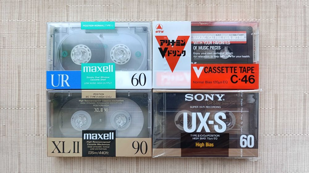 Аудиокассеты Basf,Sony,Maxell,TDK, JVC, WNS, TEP.