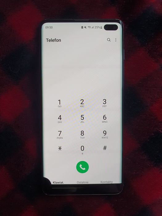 Samsung Galaxy S10+ 8/512GB Ceramic black Wada matrycy