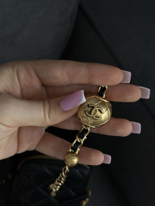 Шкіряна сумка chanel бочонок, шанель