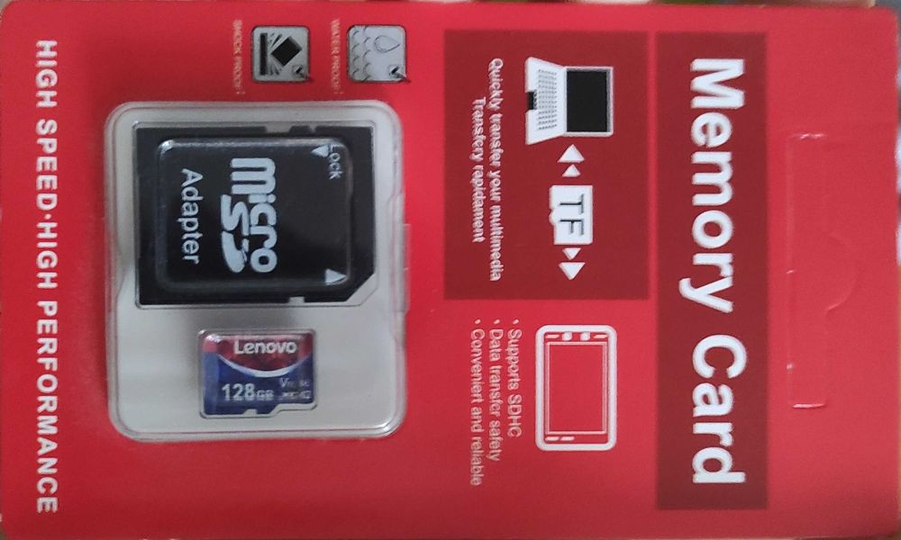 Карта памяти Леново 128гб микро сд для телефона смартфона,регистратора