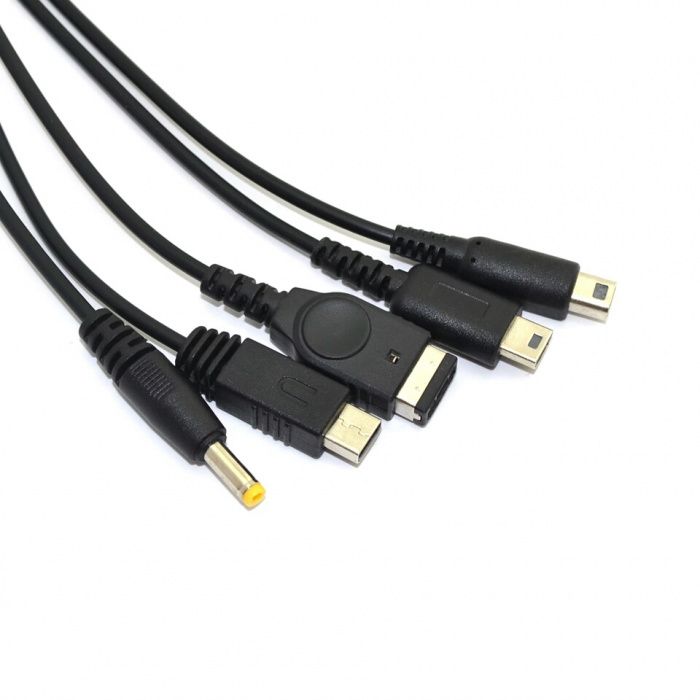 Cabo carregador universal Playstation Nintendo ( PSP 3DS 2DS DS Wii U)