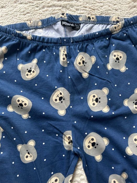 Spodnie dół od piżamy granatowe misie rozm 164 cm Nowe