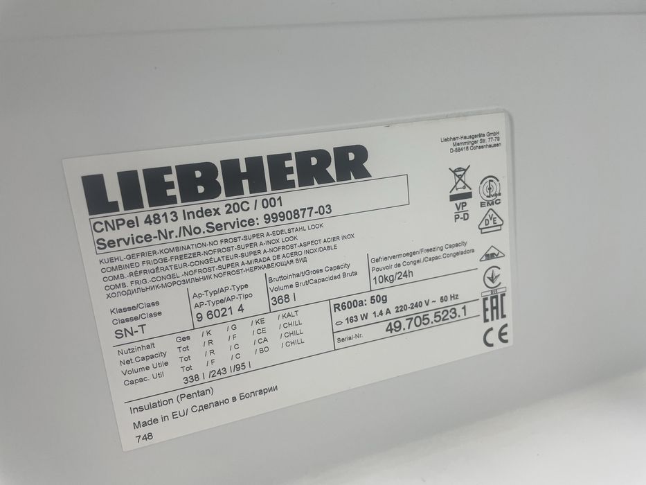 Холодильник Liebherr CNPel 4813
