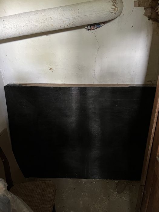 Szkło ornamentowe, dekoracyjne, czarne 6mm 112x157cm.