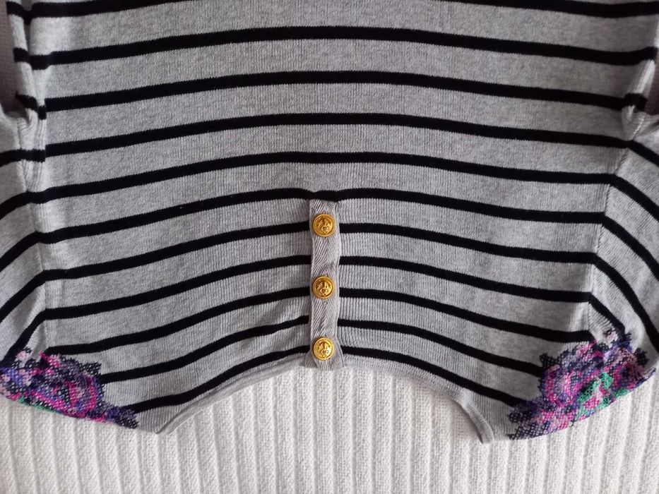 Bluzka z długim rękawem Kookai, haft na ramionach