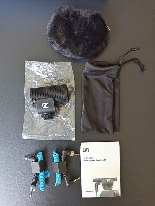 Sennheiser MKE 200 - Microfone Direcional (NOVO, nunca usado)