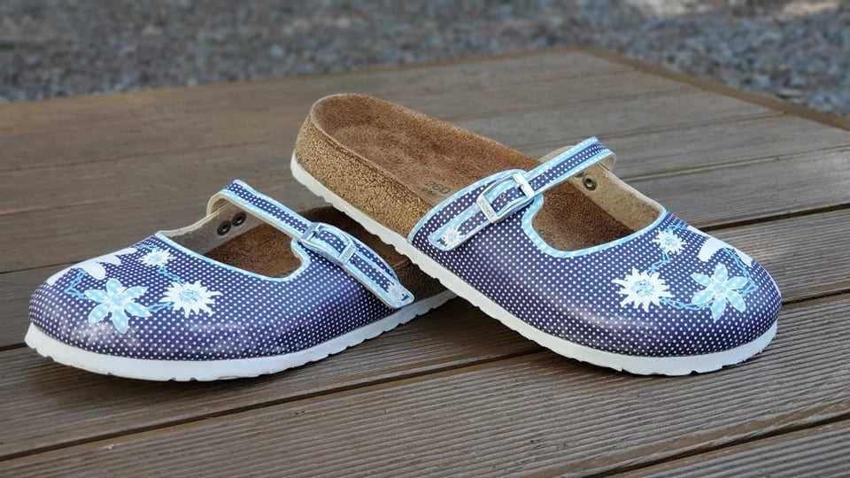 Босоножки клоги сланцы BIRKENSTOCK® Birkis биркеншток тапки ортопеды ...