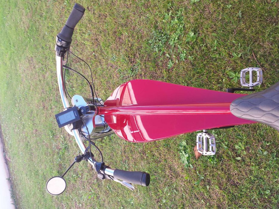 Ebike Cafe Racer, bicicleta elétrica cruiser