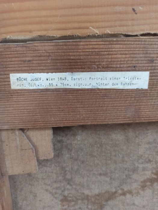 Portret kobiety, Josef Buche, 75*55cm