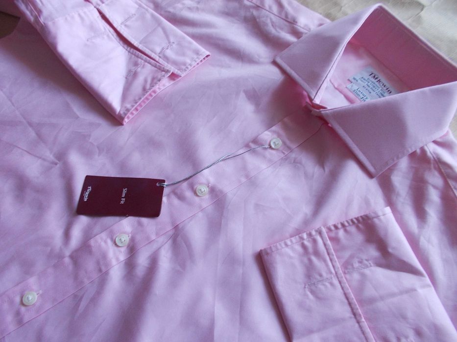 XL T.M.LEWIN Premium 2 Fold Nowa Koszula Męska XL 42,5 UK