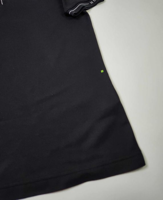 Hugo Boss Koszulka Polo Czarna Bawełniana Klasyczna Męska L