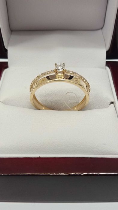 Pierścionek nowy złoty próba 585