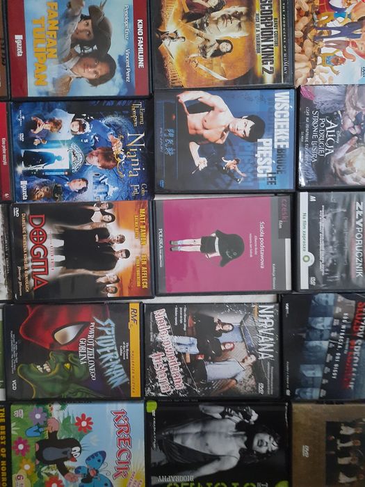 Filmy bajki dvd 105 sztuk seriale