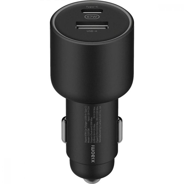 Xiaomi 67W Car Charger USB/Type-C (BHR6814GL) - нові склад гарантія
