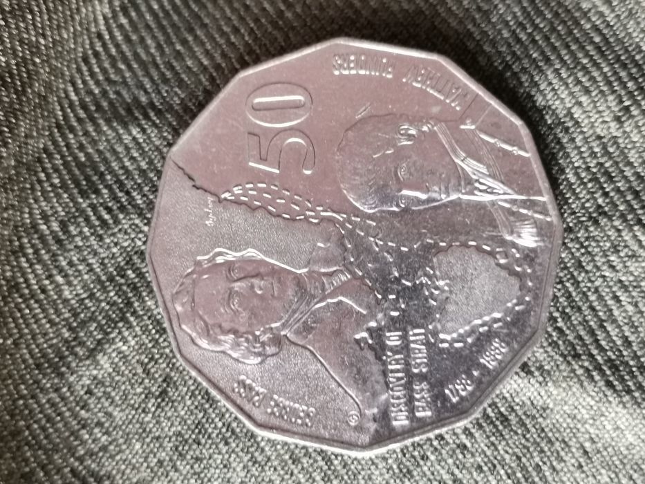 Moeda Austrália 1998 de 50 cêntimos