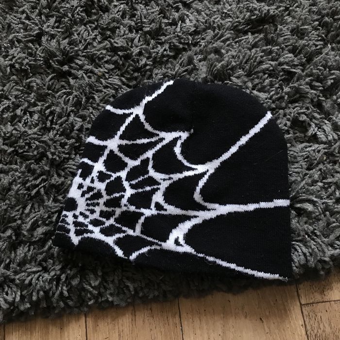 Шапка паутина 2000 y2k sk8 skater rap vintage grunge