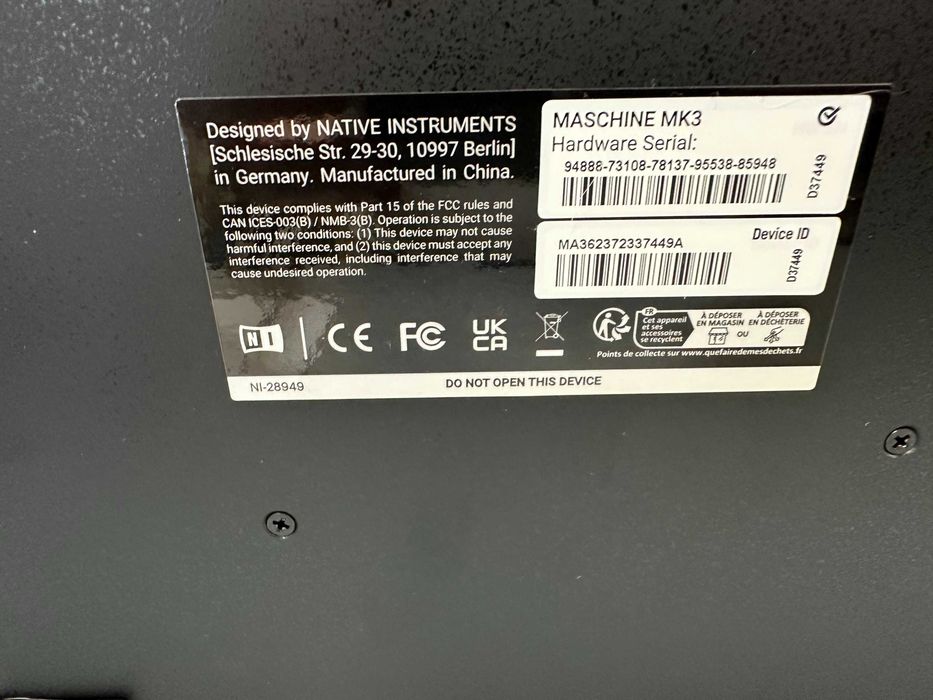 Maschine MK3 - bogaty zestaw - gwarancja do 23.11.2025