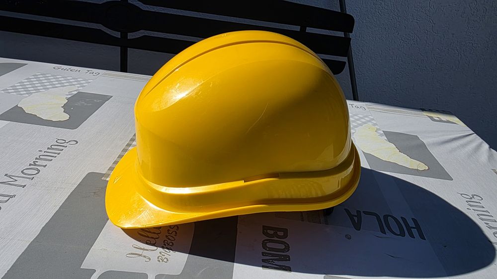 Kask budowlany żółty