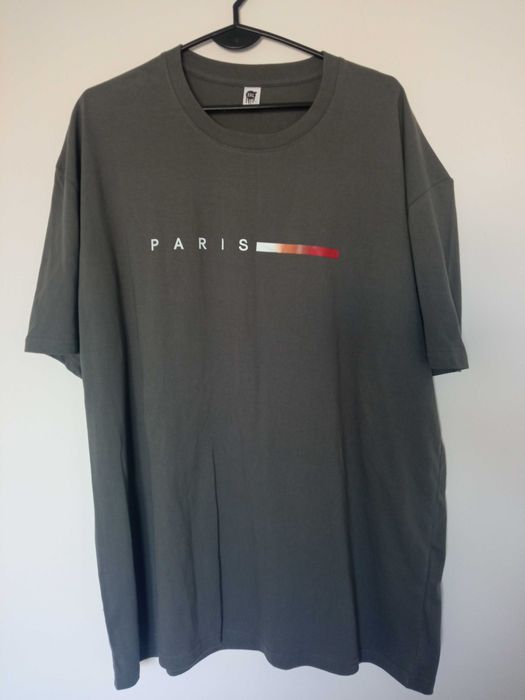 Nowa szara koszulka męska w rozmiarze XXXL