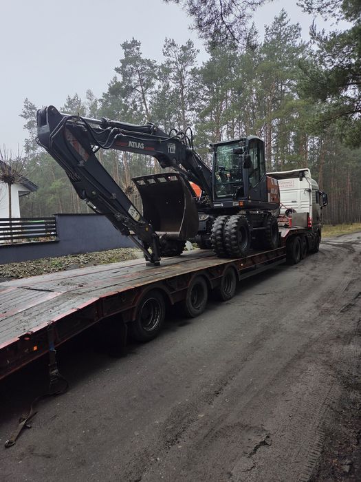 Usługi koparka transport