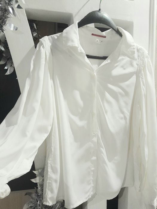 Сорочка біла оверсайз Tommy H.,сорочка жіноча бренд