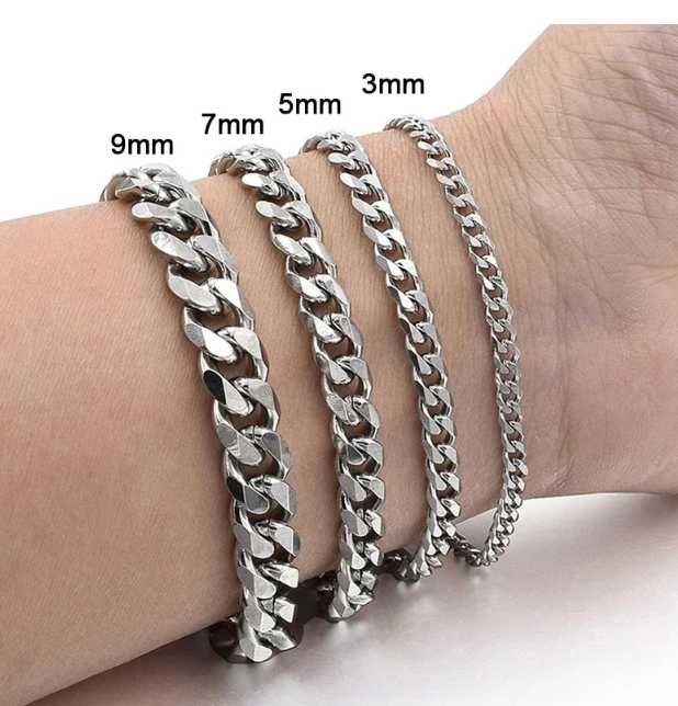 Pulseiras de aço inoxidável