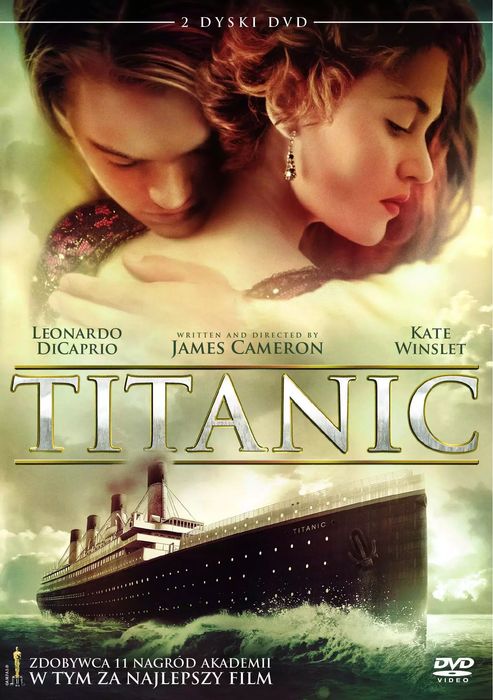 Titanic, 2 DVD. Galapagos. Nowy Produkt
