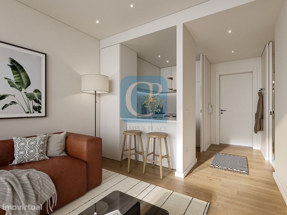 Apartamento T0 em construção, no Empreendimento Laetitia Living