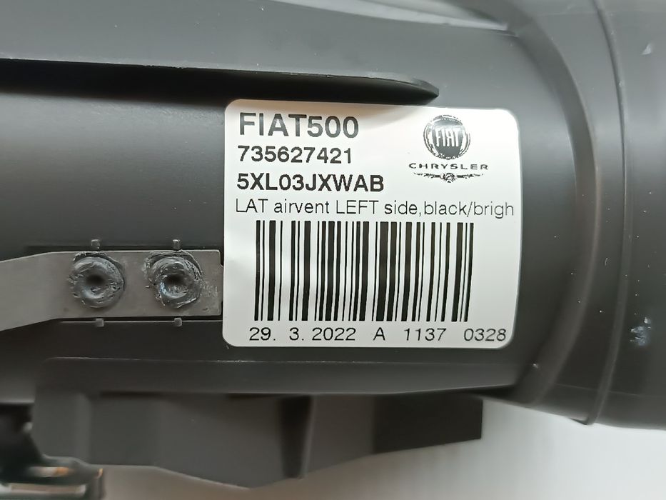 Difusor de ar esquerdo - FIAT 500 C (312_) | 09 -