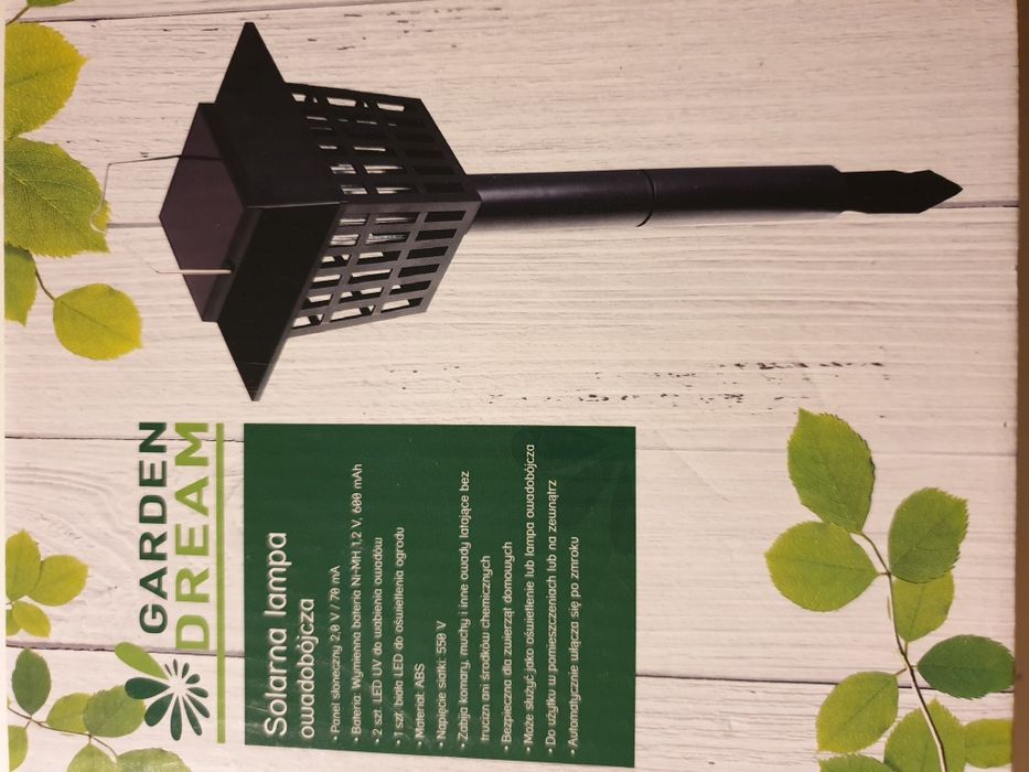 Solarna lampa owadobójcza LED