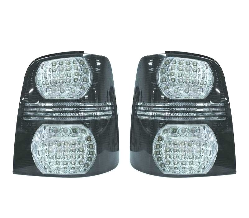FAROLINS TRASEIROS LED PARA VOLKSWAGEN VW TOURAN 03-10 PRETO BRANCO