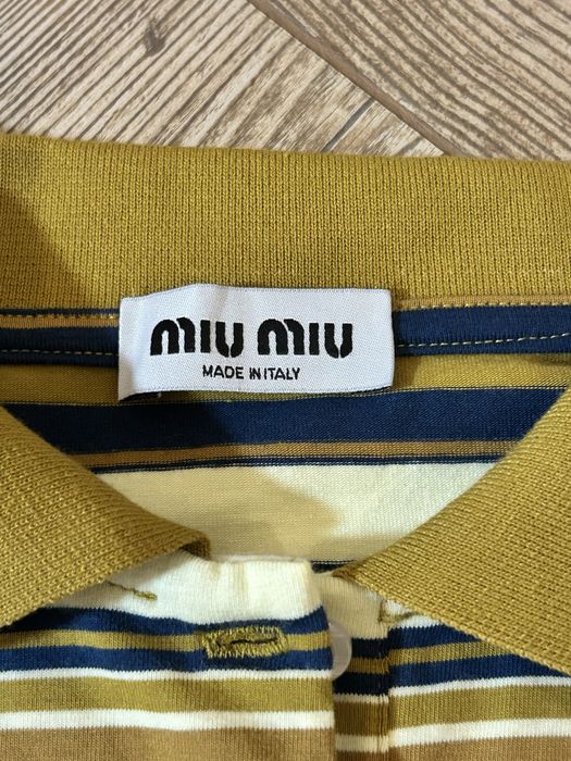 Поло лонгслів miu miu
