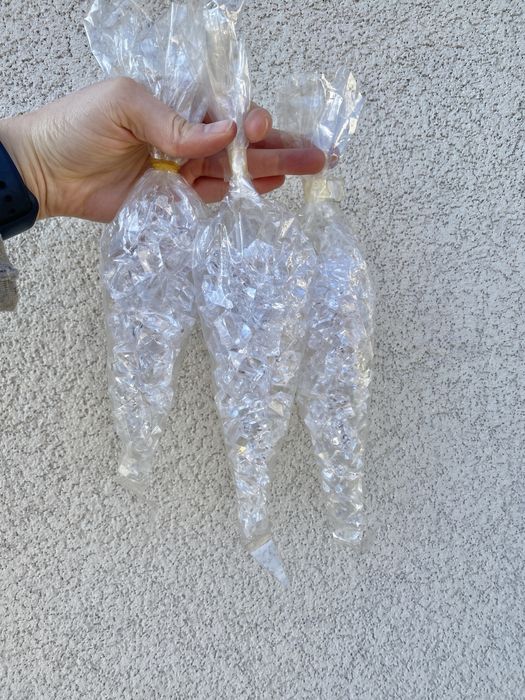 Kryształki kamyczki przezroczyste srebrne cyrkonie dekoracja