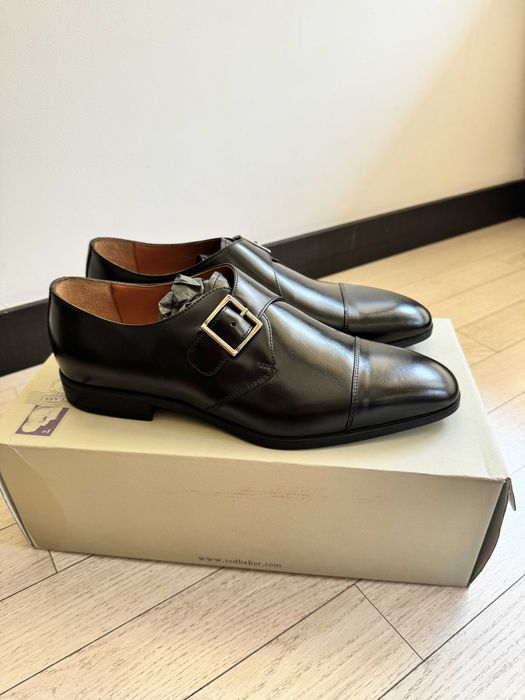 Ted Baker Bradbry — czarne monki, r. 41,5, NOWE