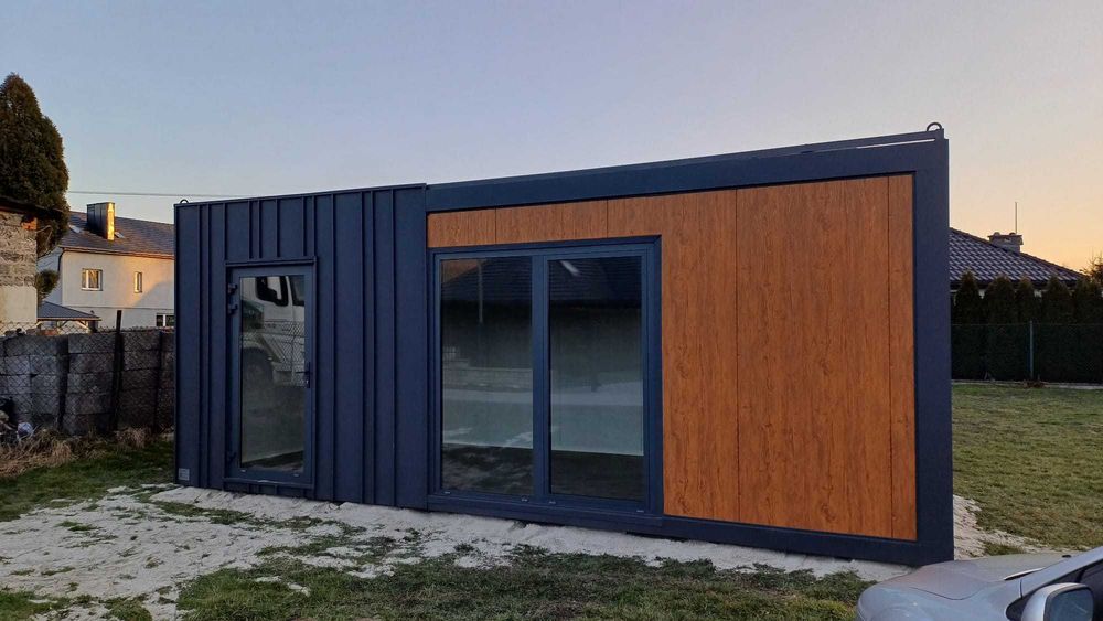 Pawilon/Kontener Handlowy Biurowy 7x3-Producent szybka realizacja