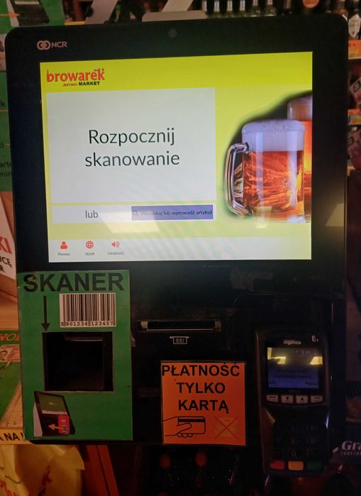 Kasa samoobsługowa NCR SS90