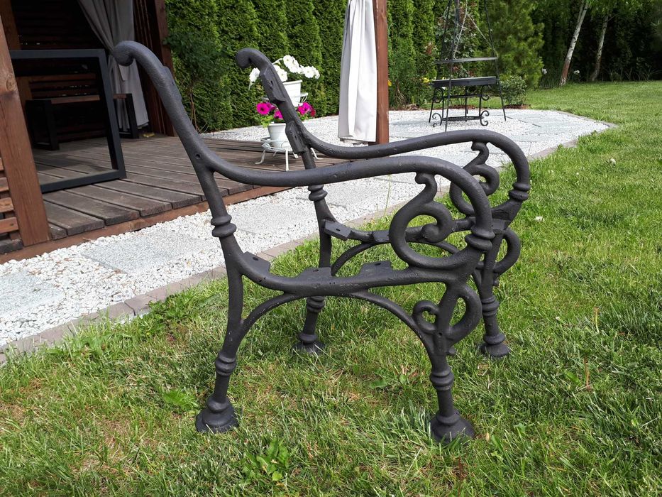 Nogi Żeliwne do ŁAWEK Super Mocne Wersja Wiedeńska Polski odlew !!!