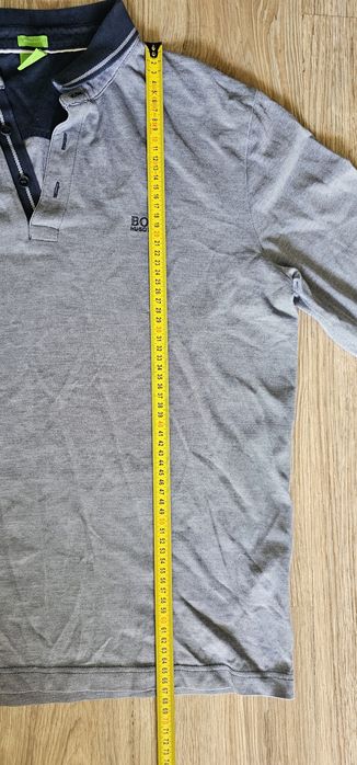 Boss koszulka męska polo z długim rękawem rozmiar XL wymiary foto