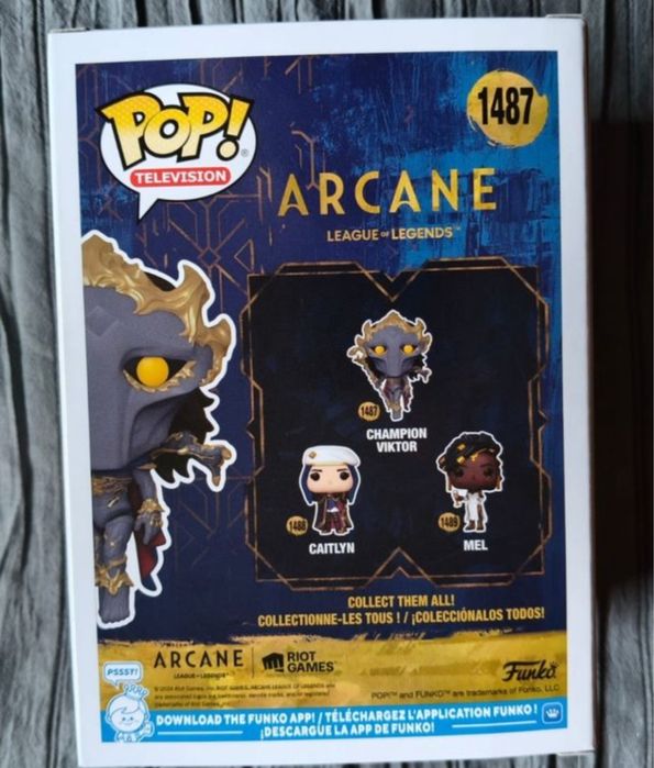 Funko pop arcane viktor nunca aberto