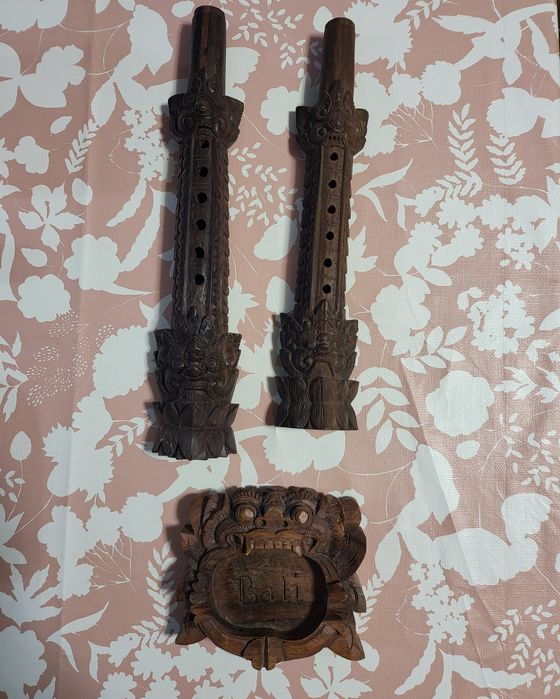 Venda/troca Artigos antesanais flauta e cinzeiro