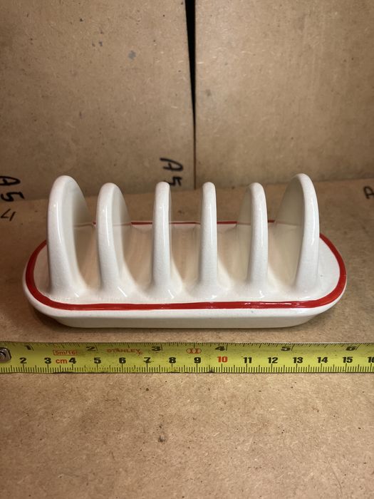 stojak do tostów ceramika, lata 30’ SADLER Kleen kitchen ware