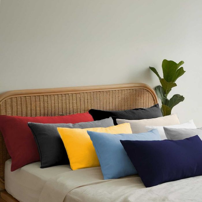 Poszewki na poduszki 30 x 50 cm, 2 szt, 100% bawełna dżersej, 150 g/m2