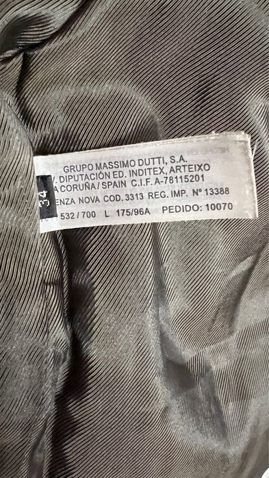 Шкіряна куртка massimo dutti